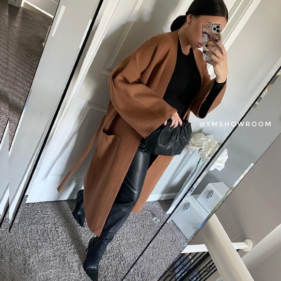 MANGO Belted cardigan - Picture 2 of 7